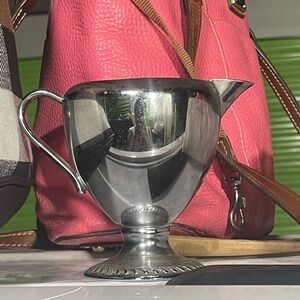 (Set of 2) Silver pots